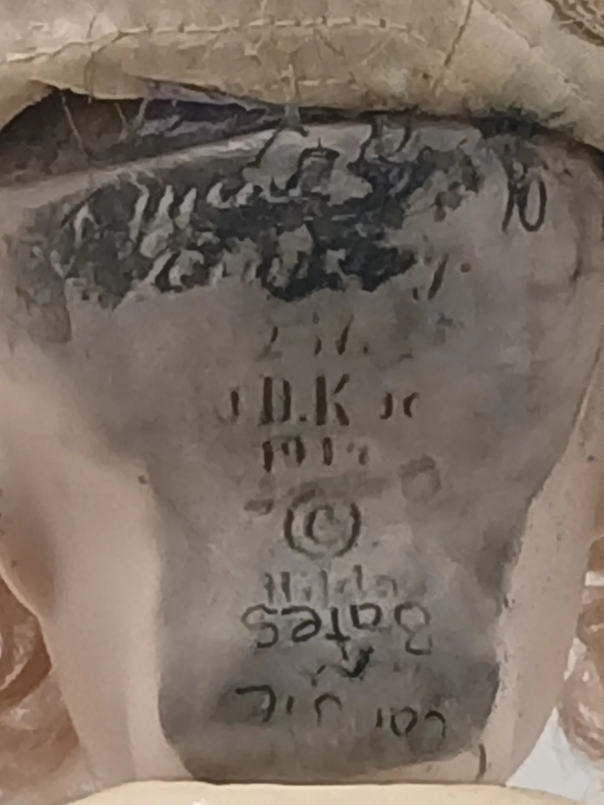 Kestner Style Doll JDK 217 Jointed Curly Hair Blue Eyes 34cm
