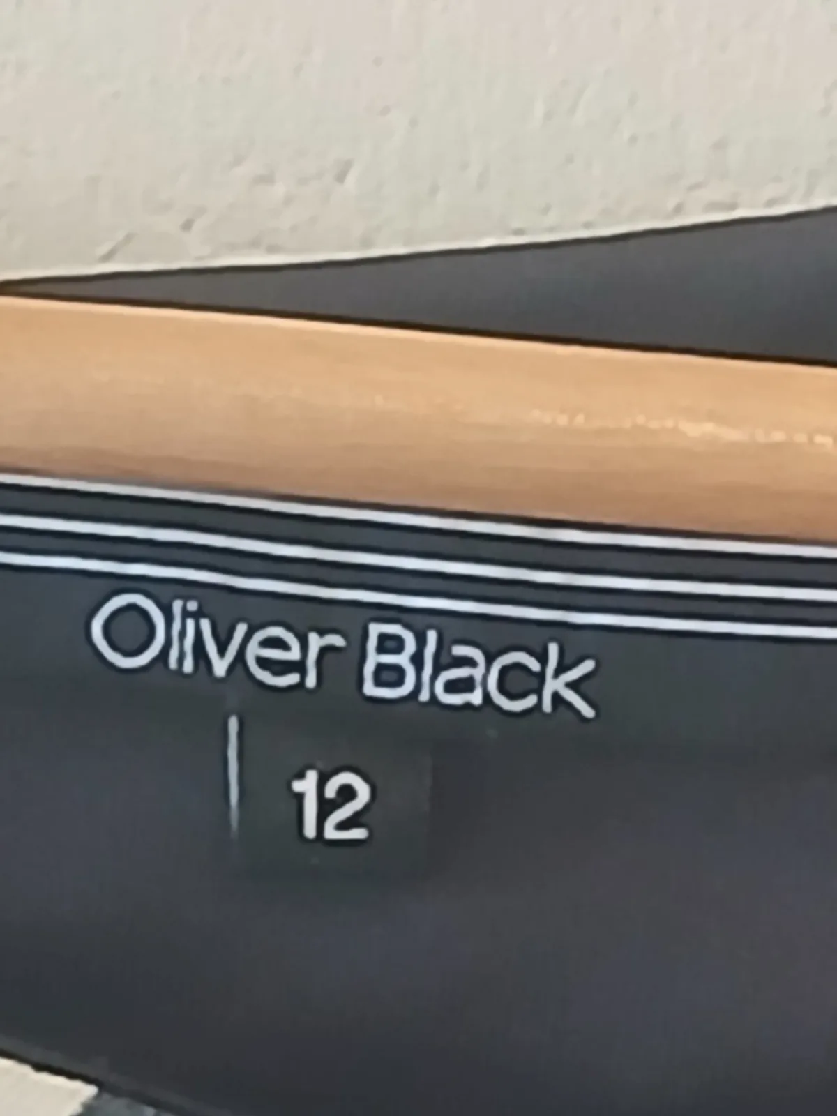Oliver Black Navy Striped Shift Dress Size 12 NZ Workwear Smart Casual