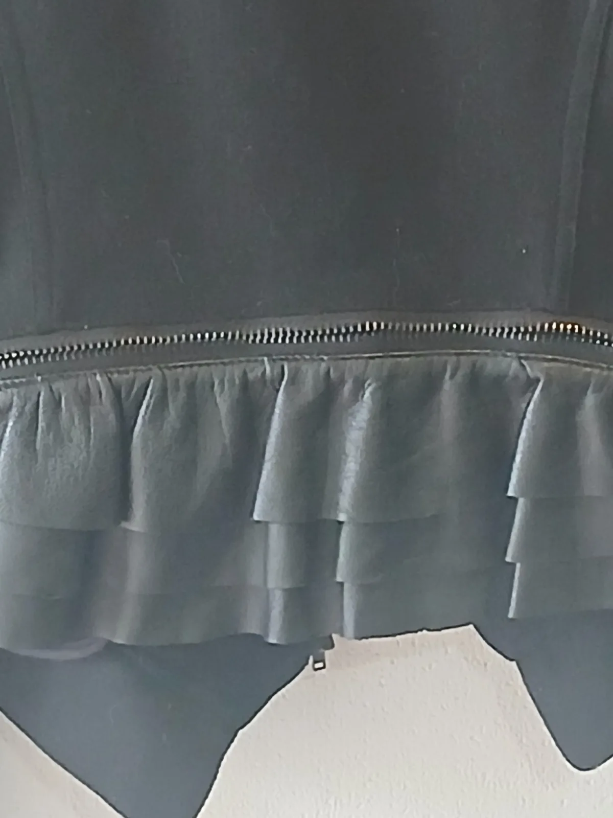 Fendi Black Mixed Fabric Jacket - Size 4