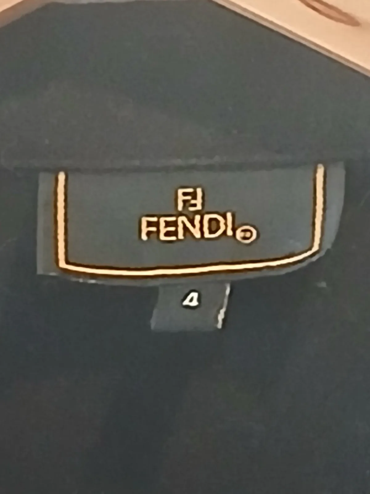 Fendi Black Mixed Fabric Jacket - Size 4
