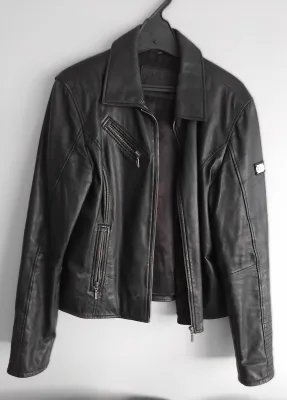 Giorgio Lamb Leather Biker Jacket