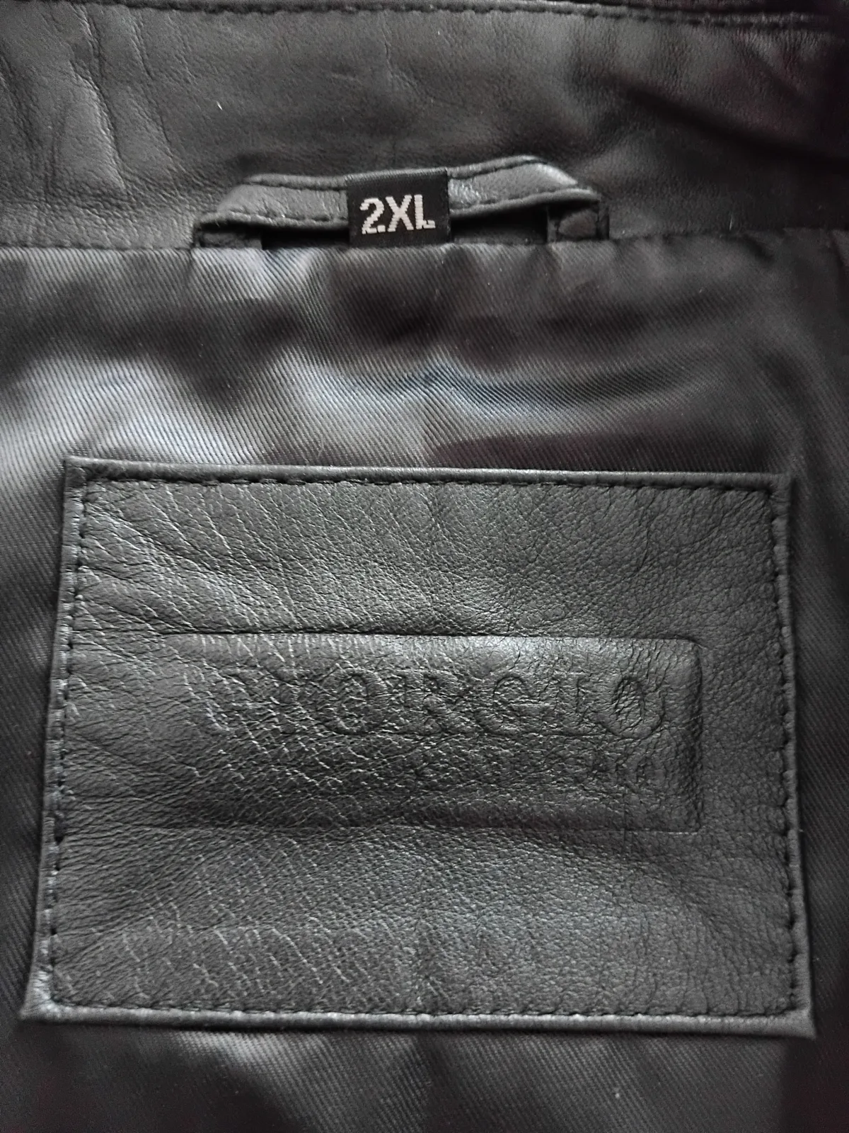 Giorgio Lamb Leather Biker Jacket