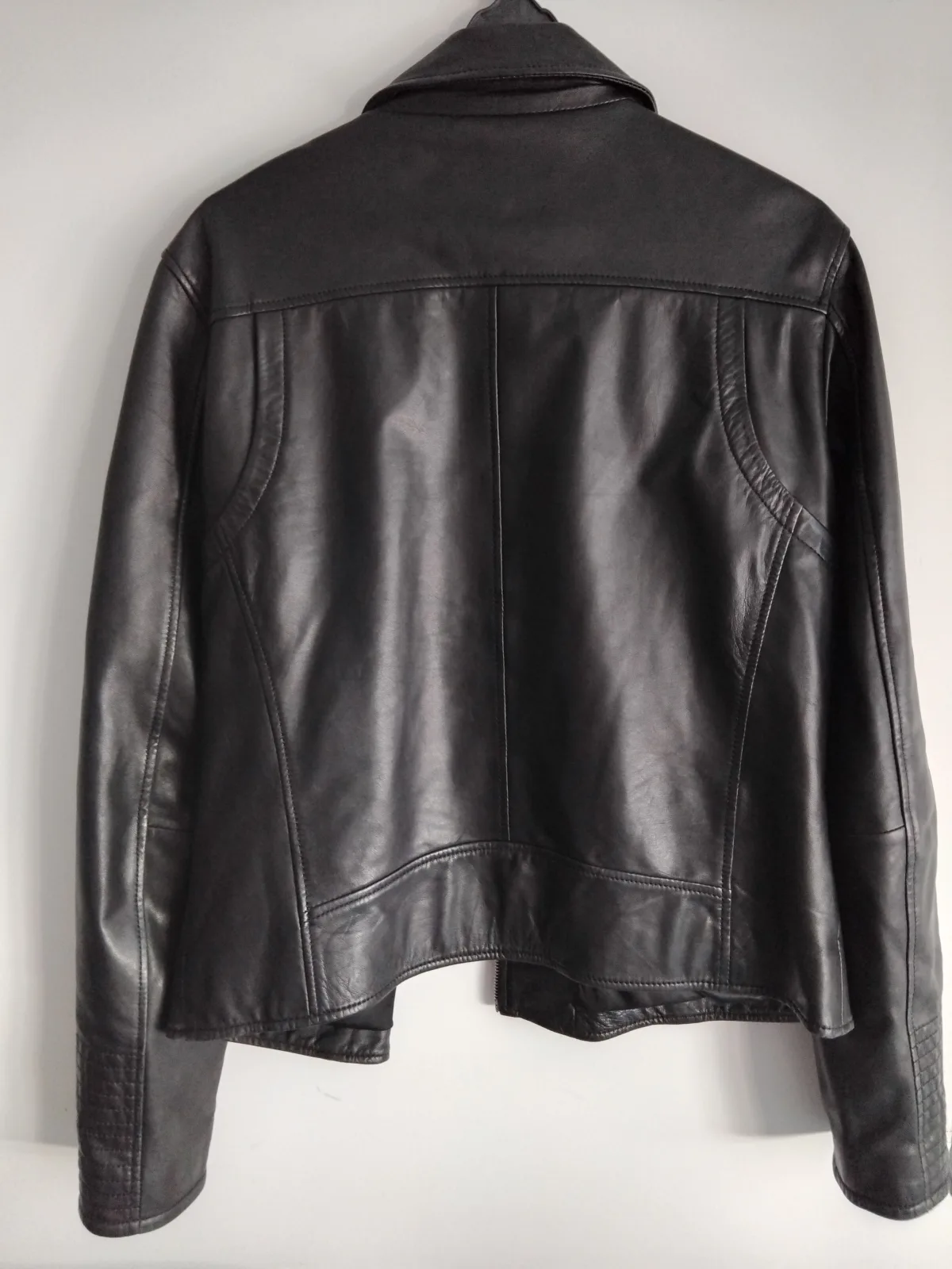 Giorgio Lamb Leather Biker Jacket