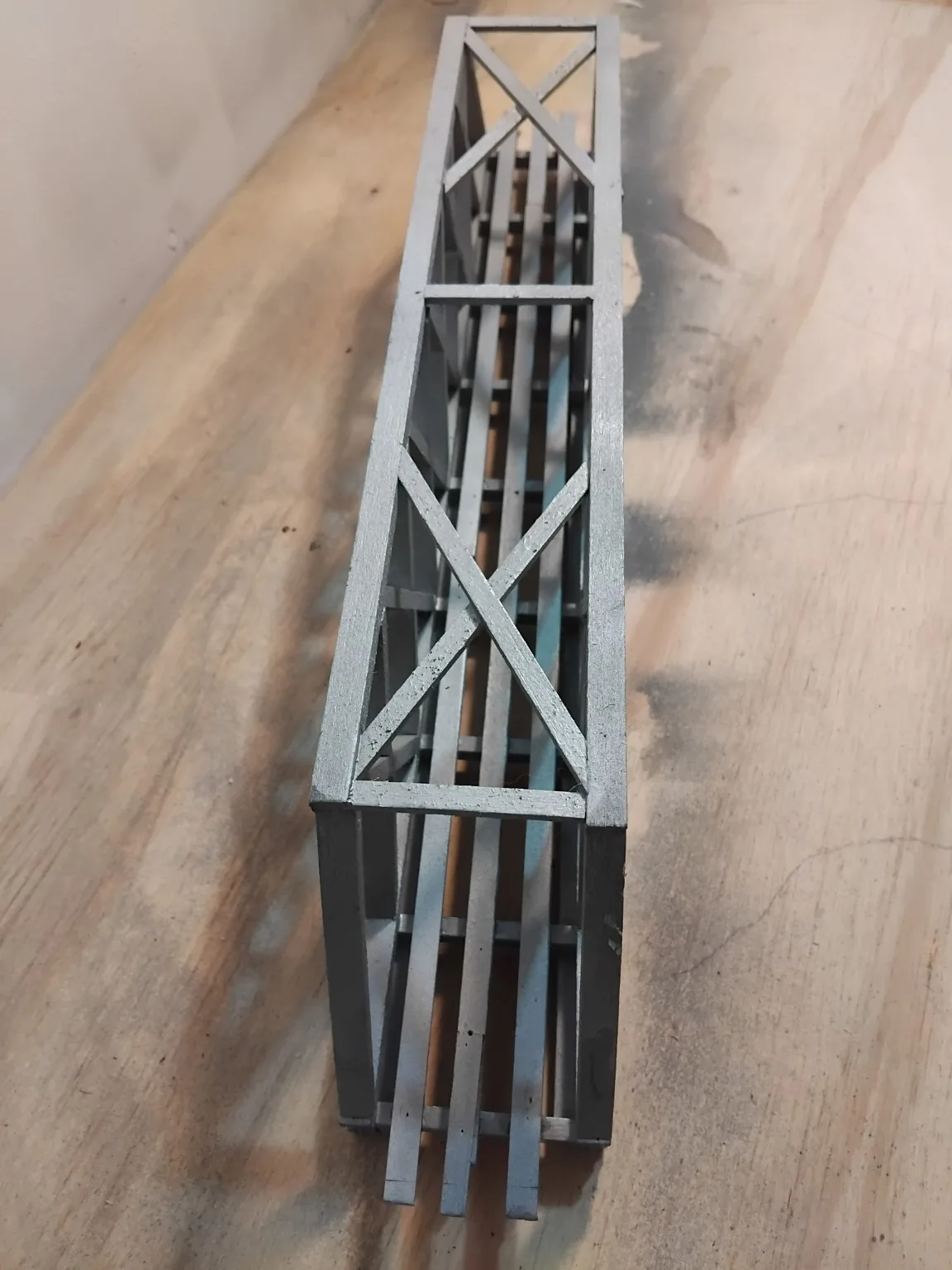 HO / OO Scale Model Railway Steel Truss Bridge