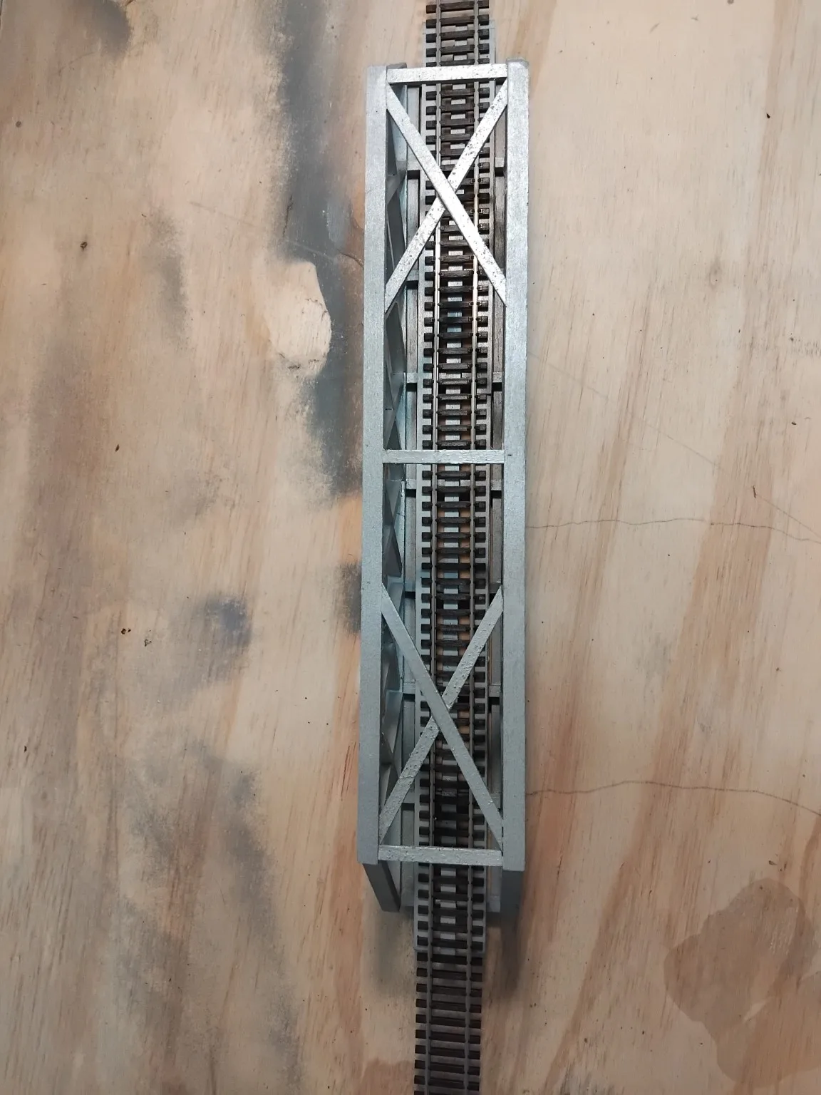 HO / OO Scale Model Railway Steel Truss Bridge